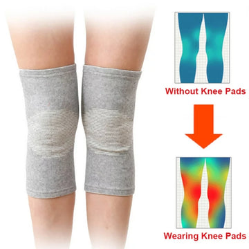Ultra-Comfort Bamboo Compression Knee Sleeves (Pack of 2) - Now 75% Off!