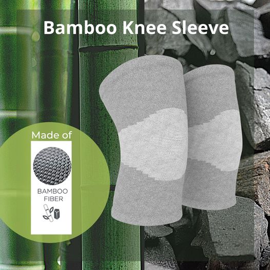 Ultra-Comfort Bamboo Compression Knee Sleeves (Pack of 2) - Now 75% Off!