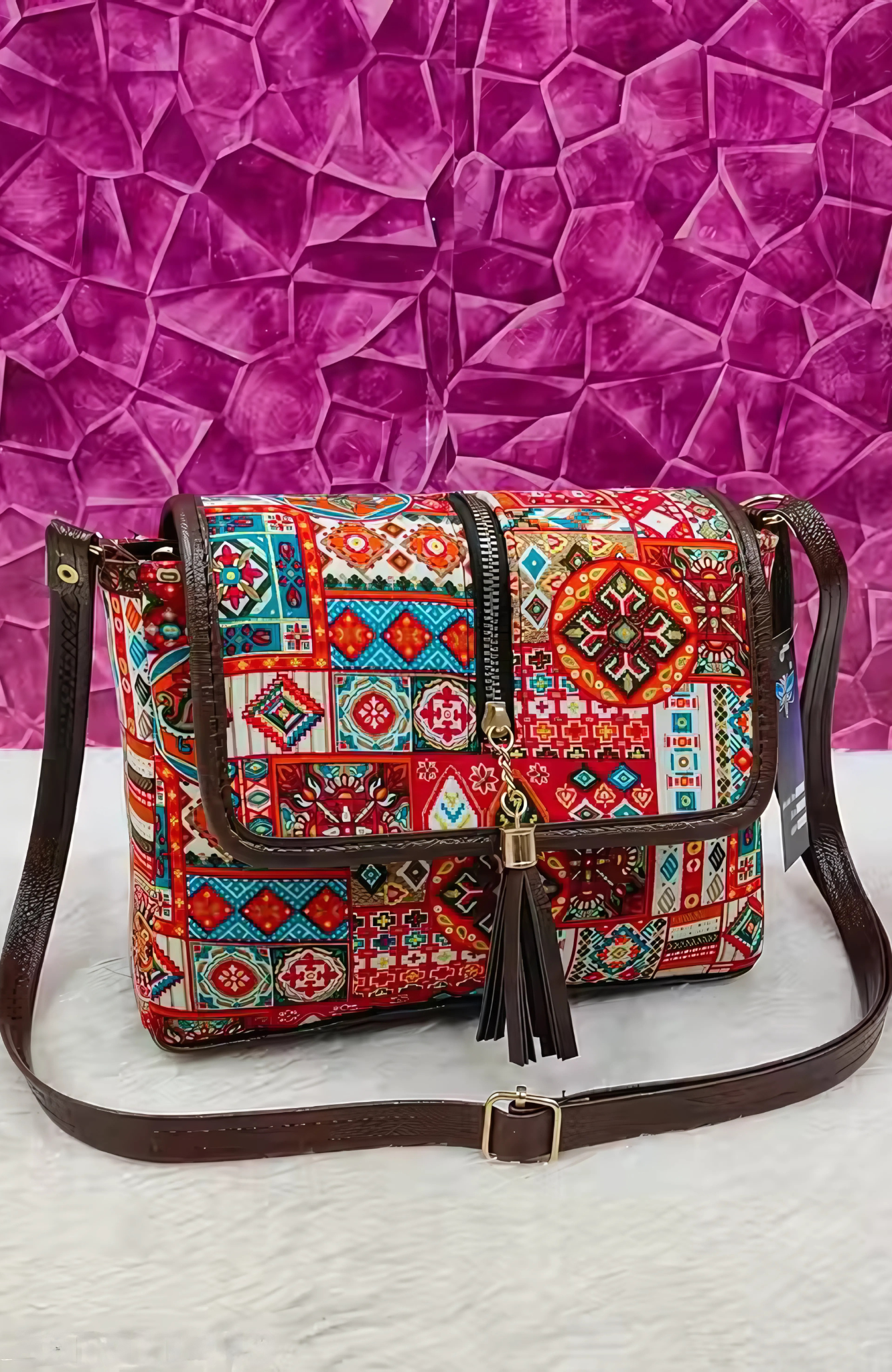 BohoCharm™ – Premium Ethnic Sling Bag for Women