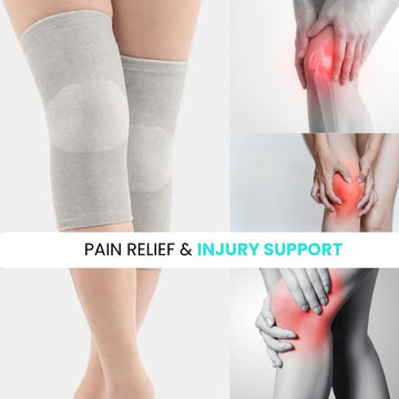Ultra-Comfort Bamboo Compression Knee Sleeves (Pack of 2) - Now 75% Off!