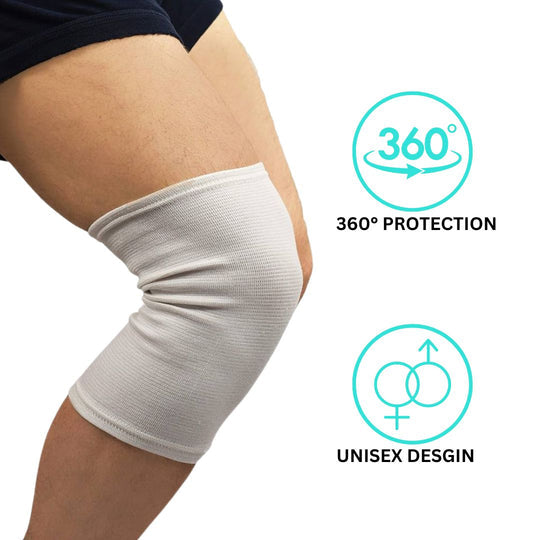 Ultra-Comfort Bamboo Compression Knee Sleeves (Pack of 2) - Now 75% Off!