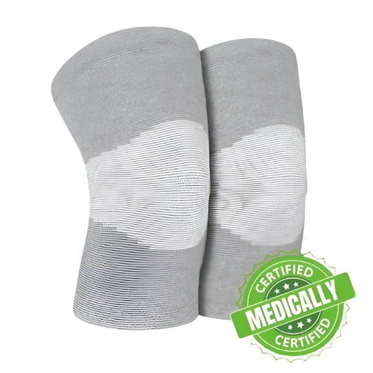 Ultra-Comfort Bamboo Compression Knee Sleeves (Pack of 2) - Now 75% Off!