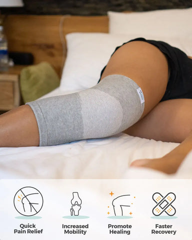 Ultra-Comfort Bamboo Compression Knee Sleeves (Pack of 2) - Now 75% Off!