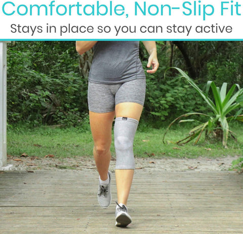 Ultra-Comfort Bamboo Compression Knee Sleeves (Pack of 2) - Now 75% Off!