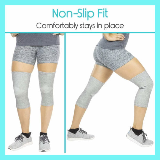 Ultra-Comfort Bamboo Compression Knee Sleeves (Pack of 2) - Now 75% Off!