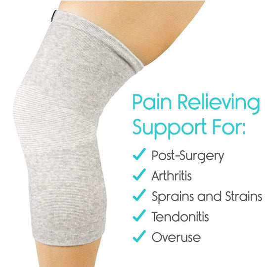 Ultra-Comfort Bamboo Compression Knee Sleeves (Pack of 2) - Now 75% Off!